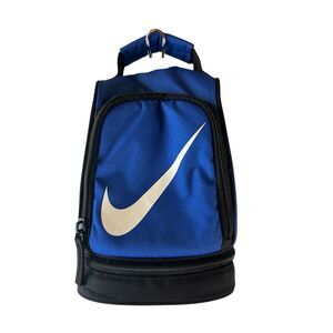 Nike blue swoosh lunch bag 2 zippers